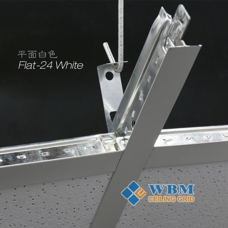 Flat mirror T32/38 ceiling  grid decoration t bar main tee suspended ceiling t grid components,ceiling frames