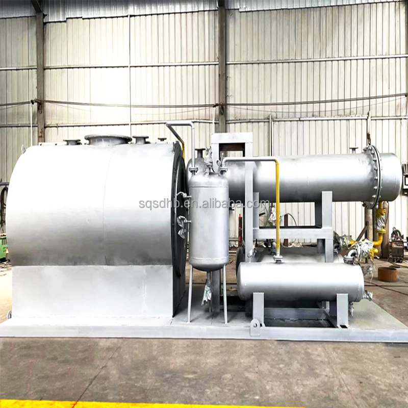3 tons batch depolymerization waste plastic pyrolysis oil process machine