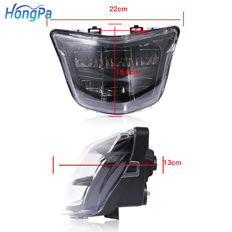 Светодиодная передняя фара H4 для мотоцикла, передняя фара для мотоцикла YAMAHA LC150 Y15ZR