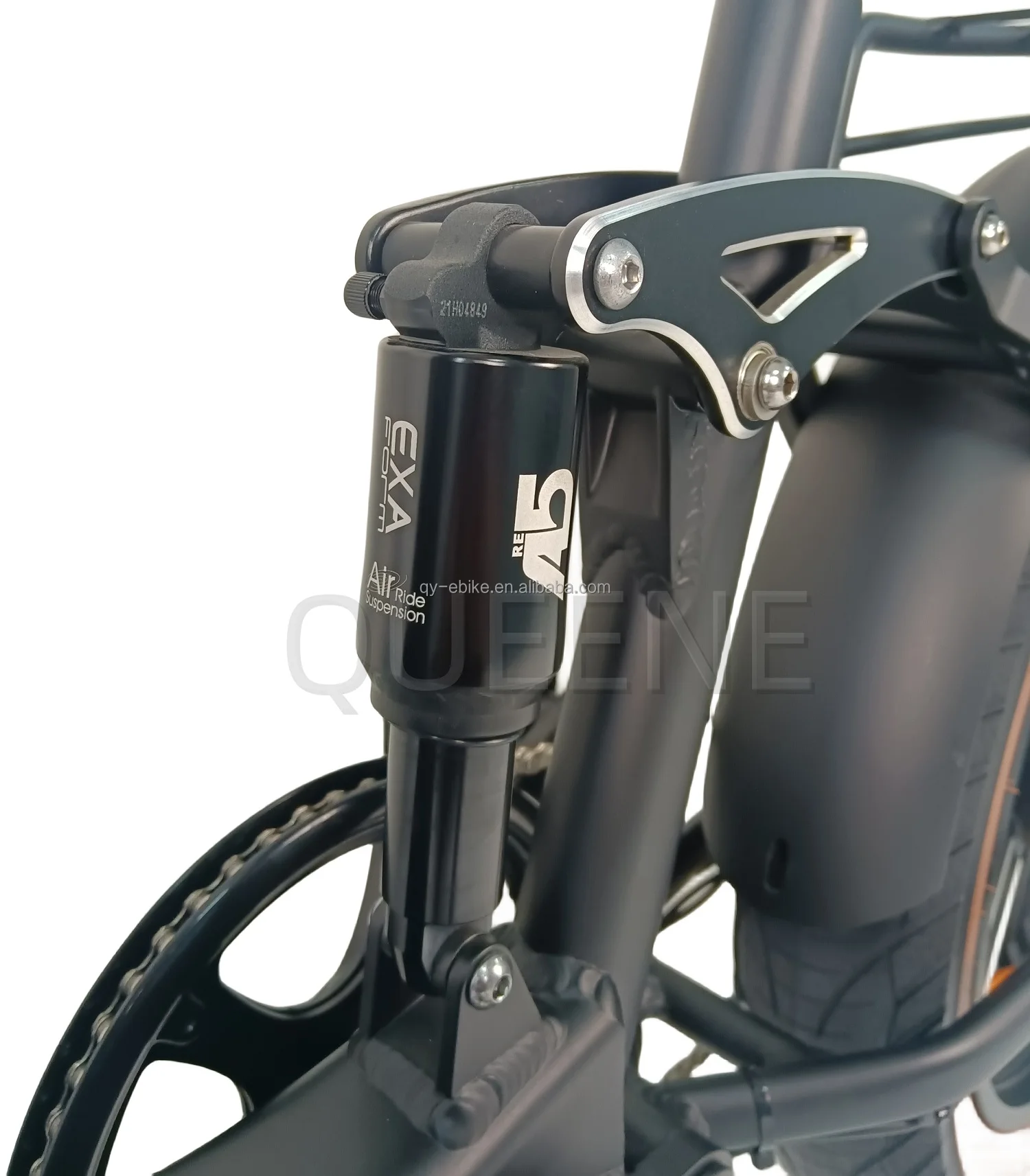 QUEENE Urban Electric Bicycle 20inch Fat Tire E-bike with 500/750W/1000W Power 48V Voltage 25km/h Speed Adult Fatbike