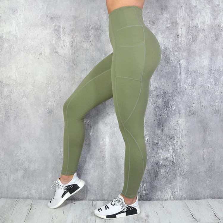 
Cut Out Sports Running Leggings With Pockets Heart Butt Yoga Pants Stretching Gym Tights In stock 