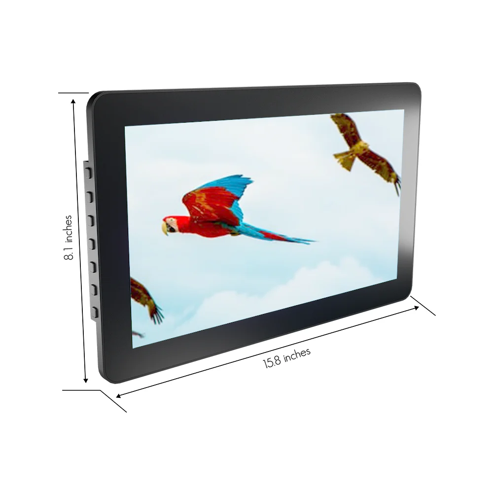 
15.6 Inch Digitalb Photo Frame Display Android Wall Mount Touch Screen 