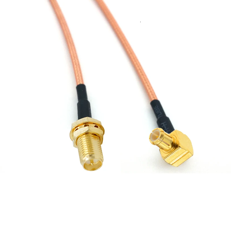 Manufacturer RP-SMA Female to MCX Male RG316  RF Coaxial Jumper Pigtail Cable