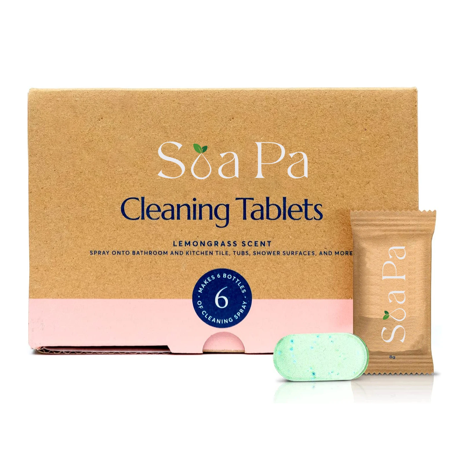 Biodegradable Label Scent Custom Home Cleaning Pods Detergent Multifunction Cleaning Tablets