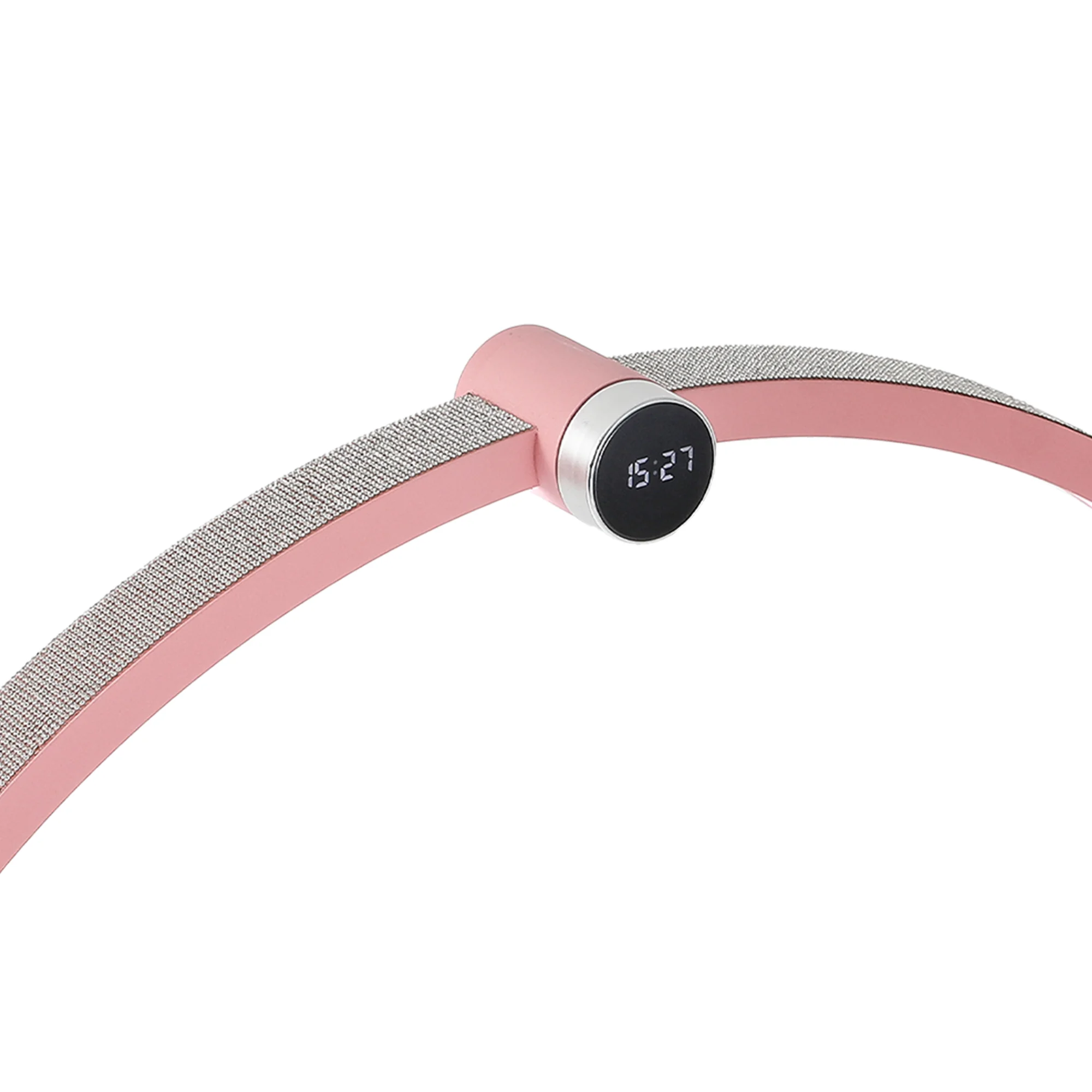 Middle Knob Switch Rhinestone Half Moon Nail Lamp Professional Customize Logo Gel Lamp Desk Display Screen Led Table Lamp