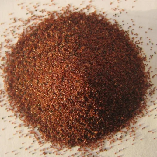 High Quality Natural Garnet Sand for Sandblast Waterjet Cutting
