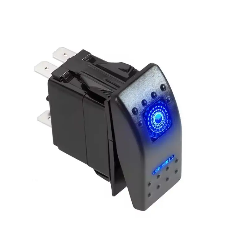 5-контактный переключатель включения/выключения 12 В синий светодиод с подсветкой функция OEM морской автопереключатели