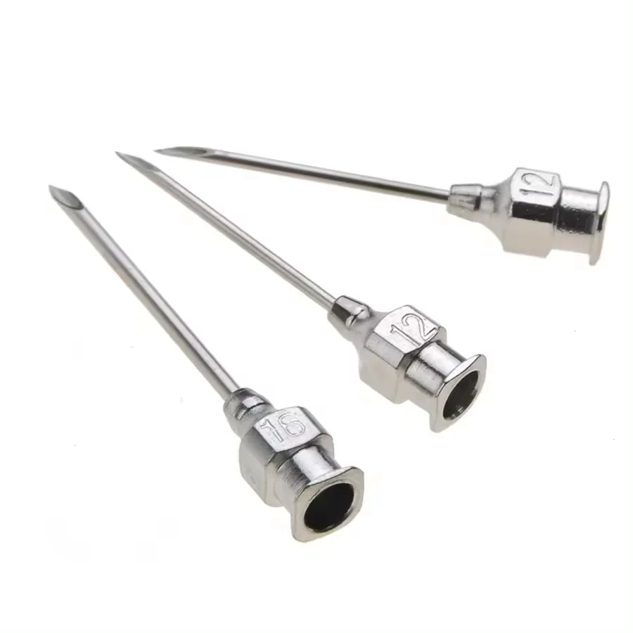 Wholesale Veterinary Poultry Livestock304 Stainless Steel Injection Needles Syringe Needle for Animals Farms