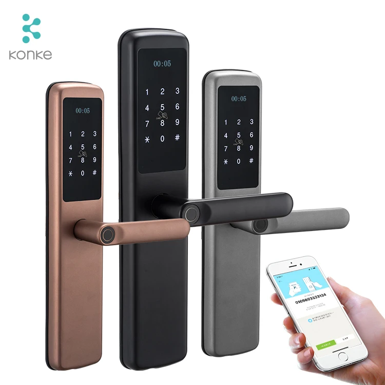 KONKE smart home door lock keyless entry home smartphone door lock