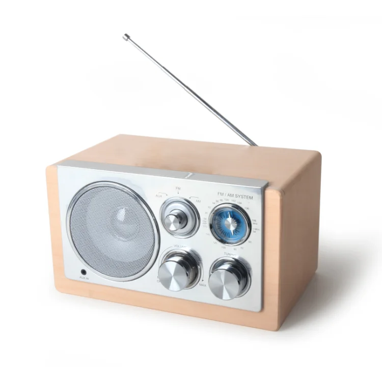 OEM ODM Customized Portable Built-in  Speaker Exquisite Home Pocket Battery Am Fm Radio