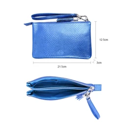 manufacturer plain key chain korean cellphone zipper long wallet women ladies purse