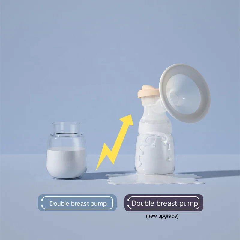 Manufacturer Portable Breast Pump Accessories BPA Free Breast Milk Sucking Machine with Massage, Lacatation, Bionic and Pumping
