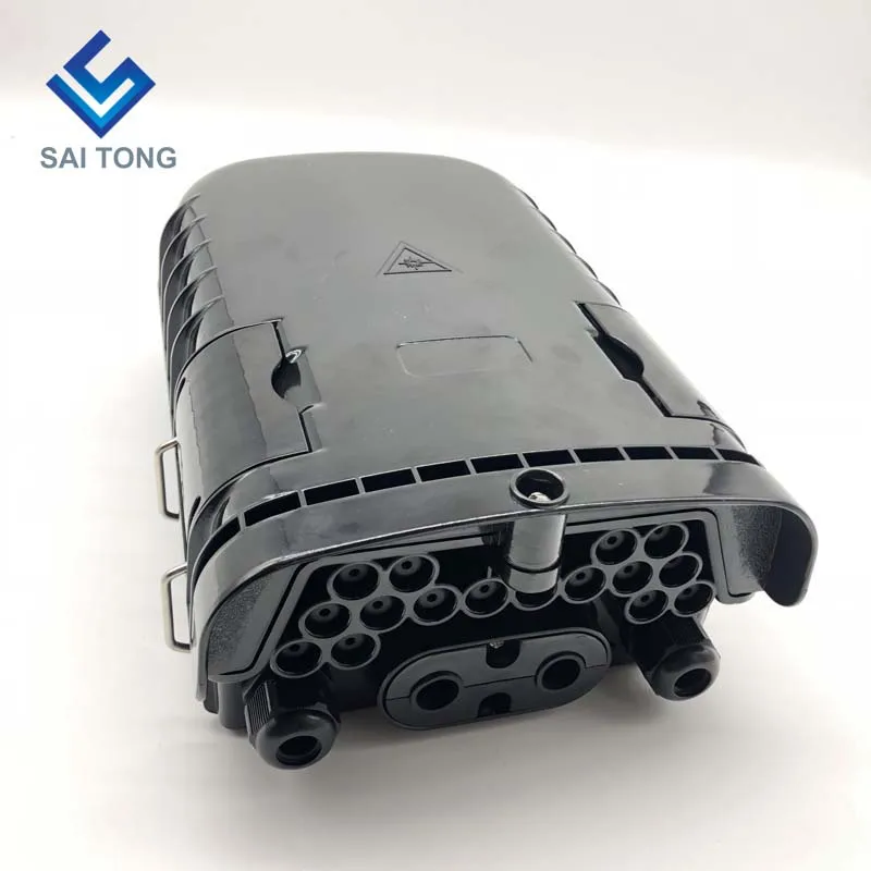 Saitong Made16 Core fiber optic enclosure box sc FTTH FTTX FTTP Fiber Termination Box IP65 outdoor Optical Fiber Joint Box NAP