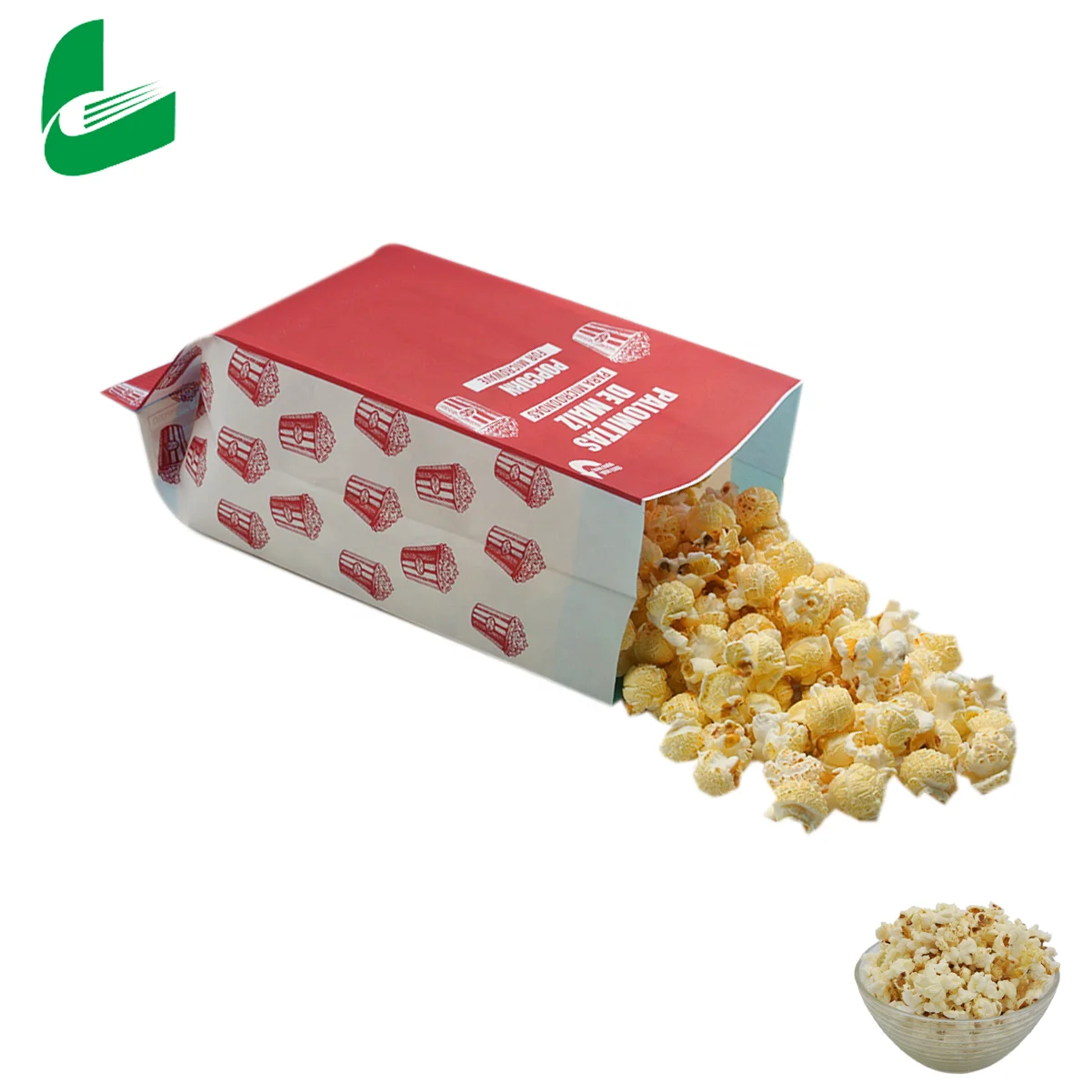 Custom Huafeng oil-proof microwave popcorn paper bags