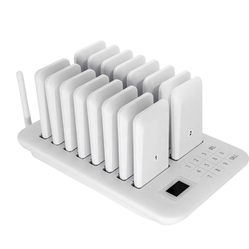 Wireless Table Buzzer Paging System Guest Pager Restaurant Calling Service Buzzer