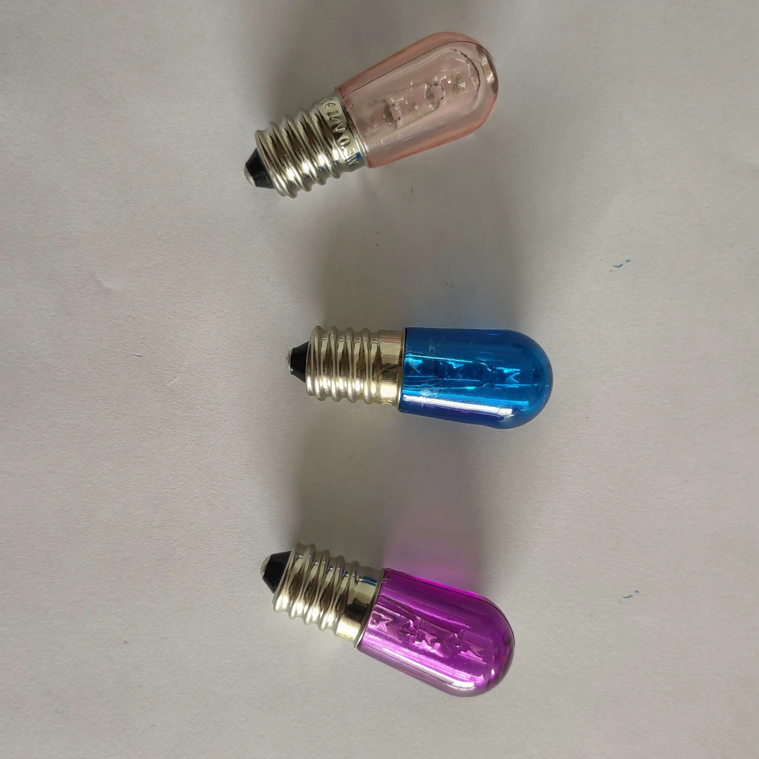 E14 12v 14v 24v Lamp 03w Outdoor Decoration Light 05w Led Bulbs Wholesale Plastic E14 Easter Day Multicolor Led Festoon Bulb 15