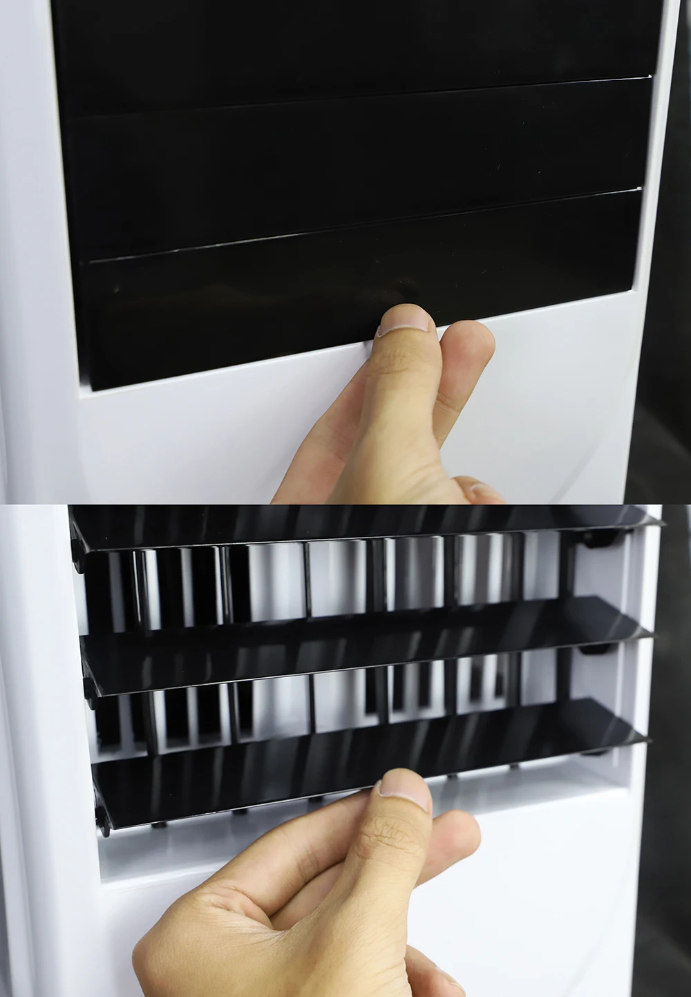 Plant fiber Wet Curtain Rapid Cooling Dust Filter Cool Fan For Storefront Applications