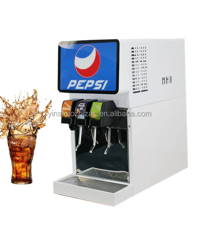 Restaurant Cafe Bar Used Commercial Carbonated Soda Beverage Post Mix Dispenser Cool Cola Vending Machine