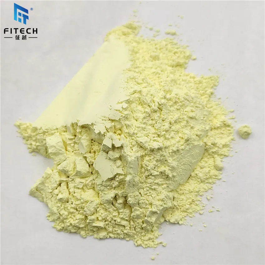 Industrial Grade 99.99%Min Alpha Bismuth Trioxide Light Yellow Powder CAS1304-76-3