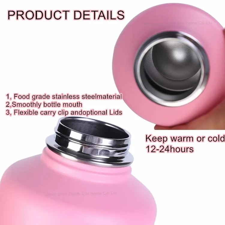 stainless steel water bottle with straw for sports thermo bottle stainless steel water bottle stainless steel