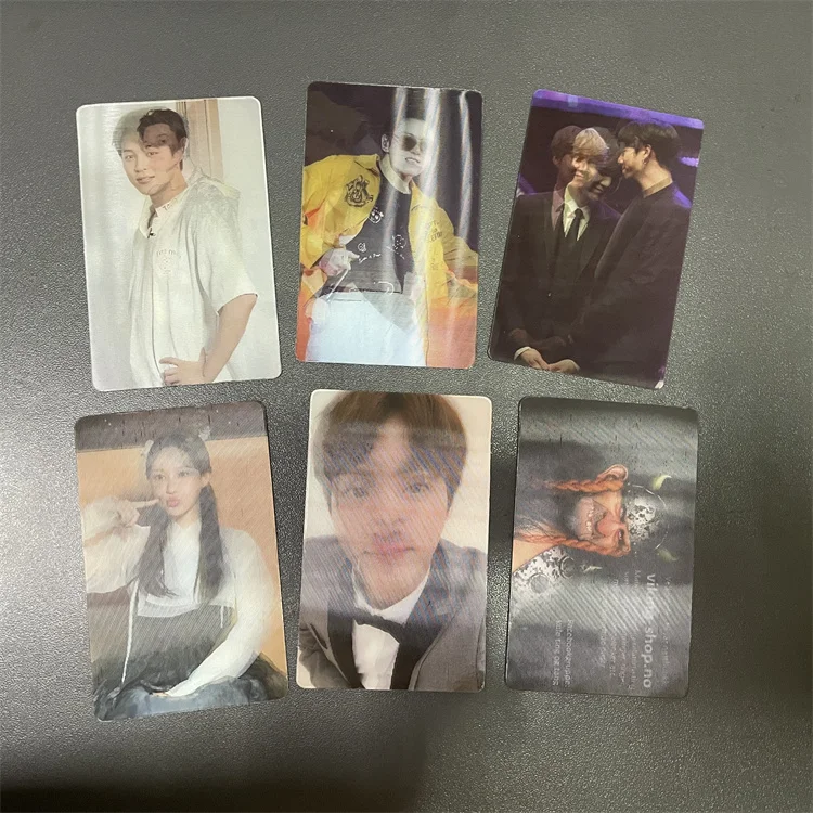 Customized 3D Plastic Card PET Business Card Flip Effect 3D Card