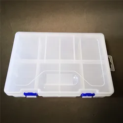 Double layer 8 detachable compartments plastic storage box