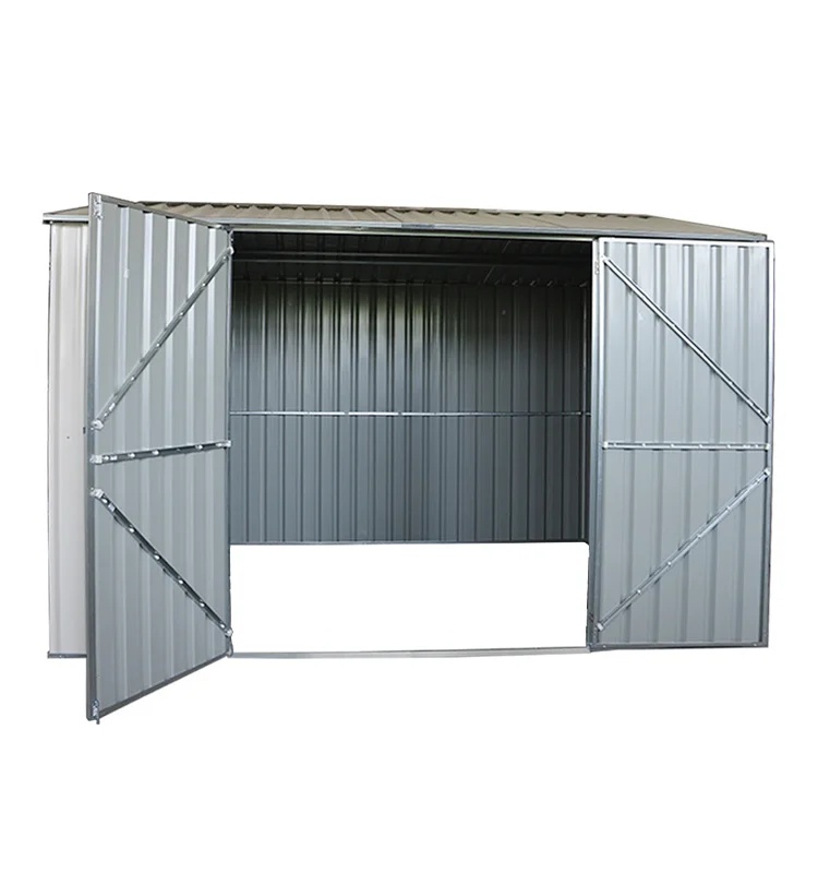  H 10 x FT Large Size Apex Roof Steel Motorcycle Shed