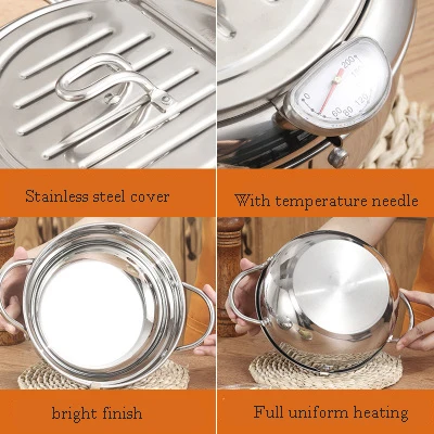 Japanese Tempura мини-масляная сковорода сушилка термометр коммерческая фритюрница для продажи