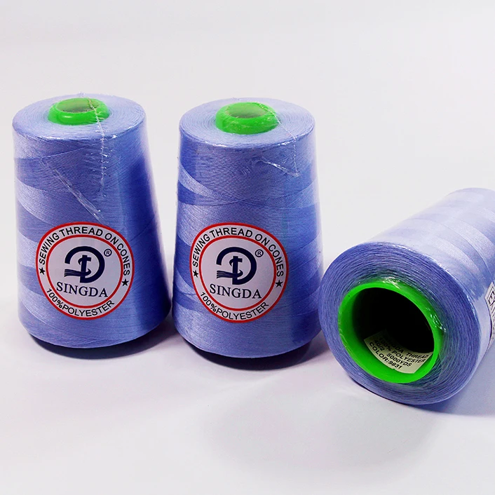 Factory 100% Spun Polyester Sewing Thread Polyester Wholesale 40/2 5000y Nylon Sewing Thread for Garment Accessories