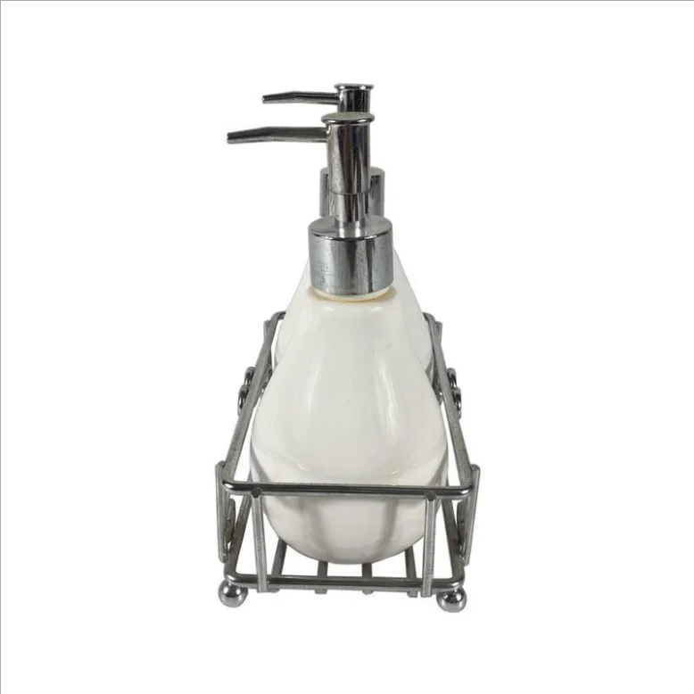 Metal household type shampoo holder cheap bathroom iron storage basket