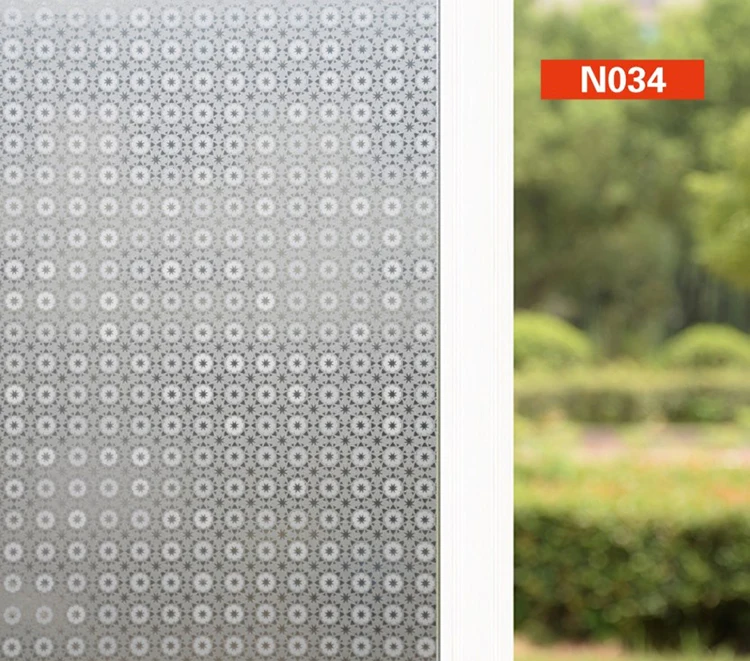 PVC PP armolan environmental protection glue free adhesive home glass decoration frosted privacy 3M window film sticker