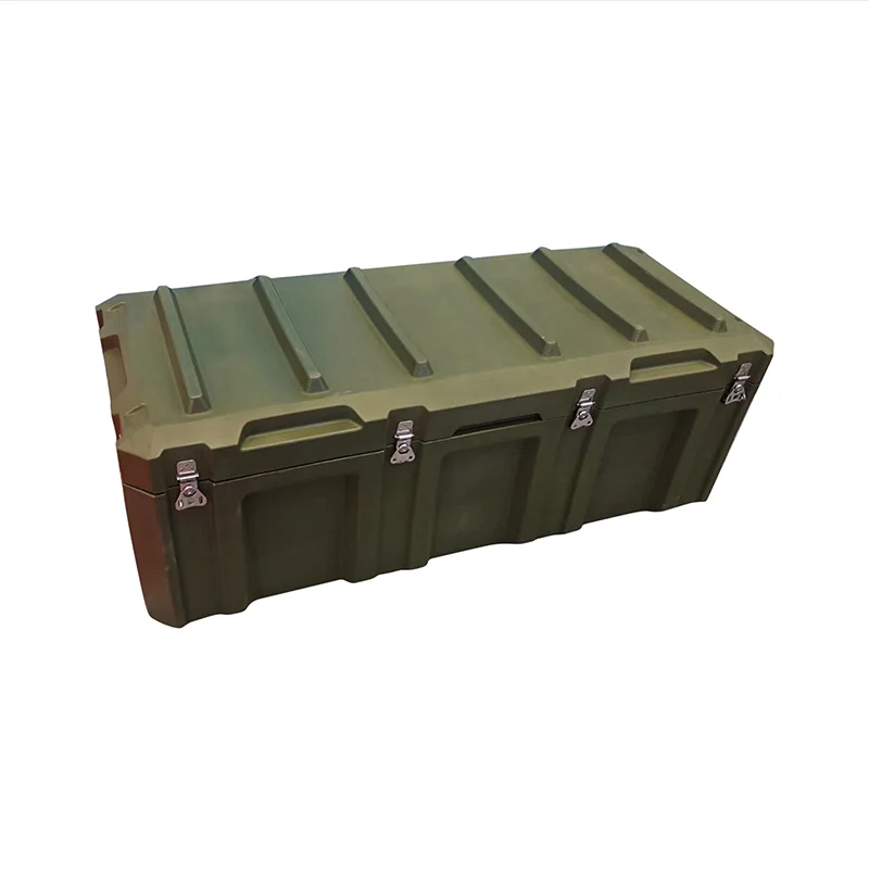 Heavy duty hardware plastic rotomolded tool case simplicity military tool box