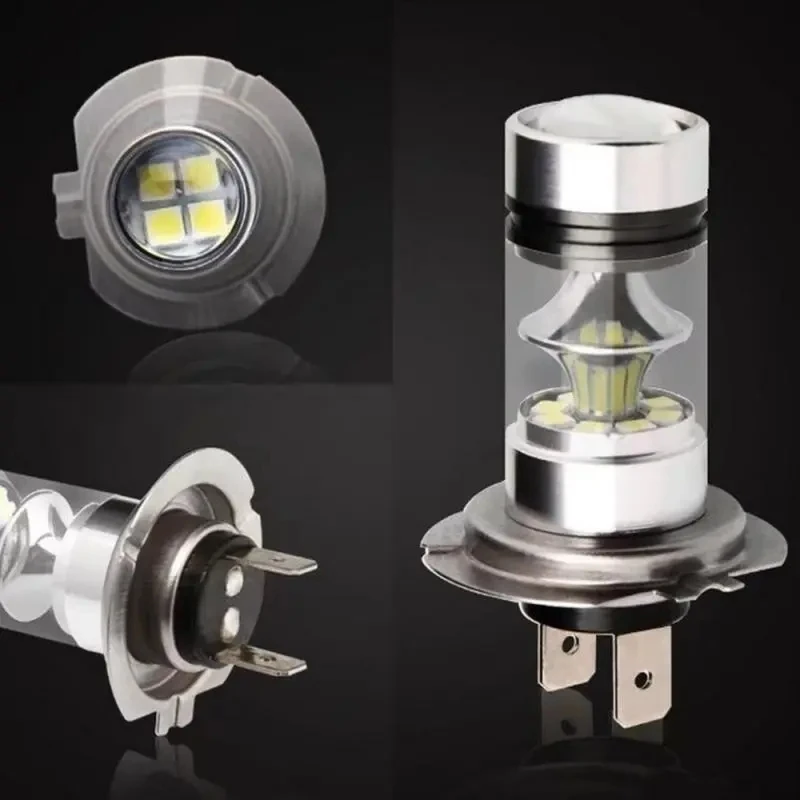 Новый 100 Вт H4 H7 супер яркий 20Smd светодиодный Автомобиль дневные ходовые Противотуманные фары Лампа 6000K авто дальнего света