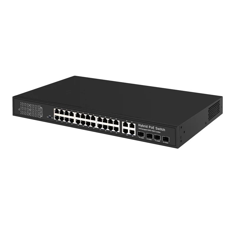 High Quality 24 port / sfp  10/100mbps poe power network switch