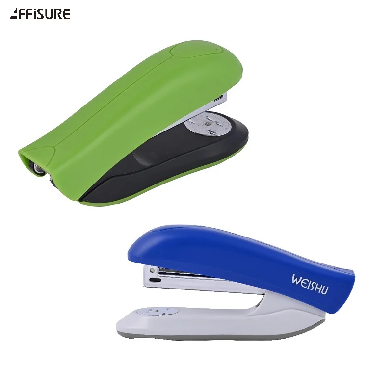 Factory Price 20 Sheets 24/6&26/6 Metal Stapler Grapadora With Color Box