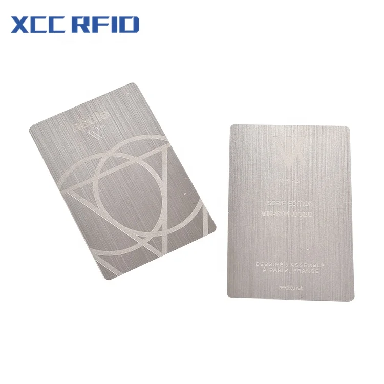 Manufacturer Smart Card Chip Customized 13.56Mhz DES EV1 Access Control PVC RFID Card