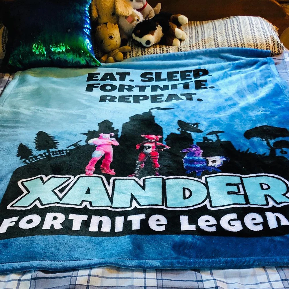 Fast Delivery Sublimation Custom Logo Cheerleading Fleece Blanket