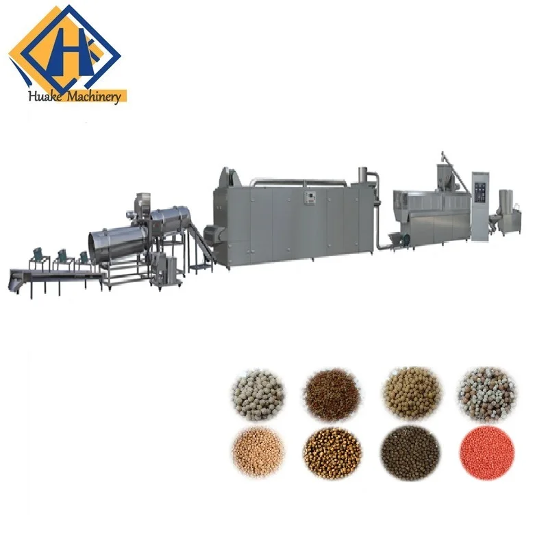 Floating fish feed pellet production machine corn crusher machine for making fish feed  diesel dryer machine