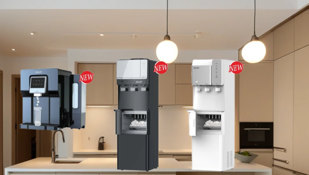 Table /Standing Water dispenser with ice maker bullet ice and Nugget ice cold and hot China manufacturer wholesale customization
