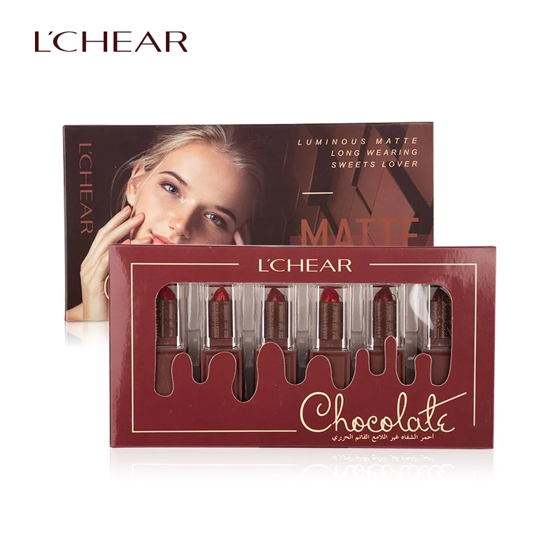 
Custom Private Label Matte Liquid Lipstick Set 6 Colors Wholesale Makeup wholesale 