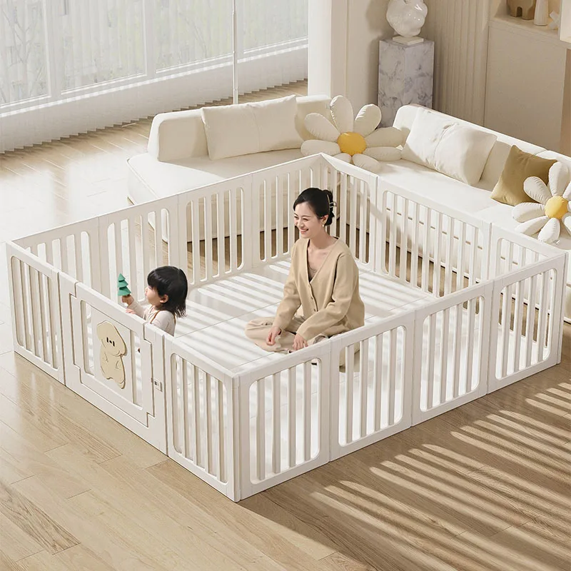 ejiale Colorful Playpens Kids Fence Children Corral Para Bebes  Baby Game Play Cute Dinosaur Fences For Babies And Toddlers