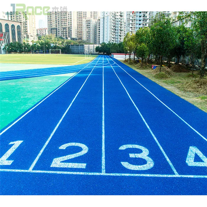 IAAF Approved Synthetic Running Track Sport Flooring Rubber Covering For Stadium