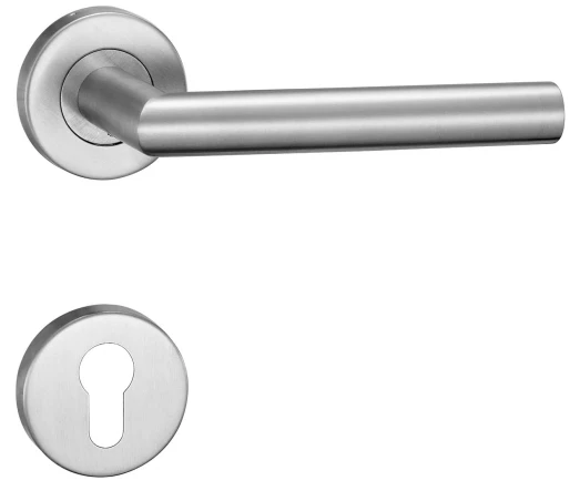 Passage Privacy Door Handle Stainless Steel Interior Tube Lever Door Handle