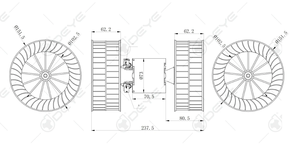  64118390935 64111374377 Универсальный воздуходувной двигатель для BMW 8 5 TOURING