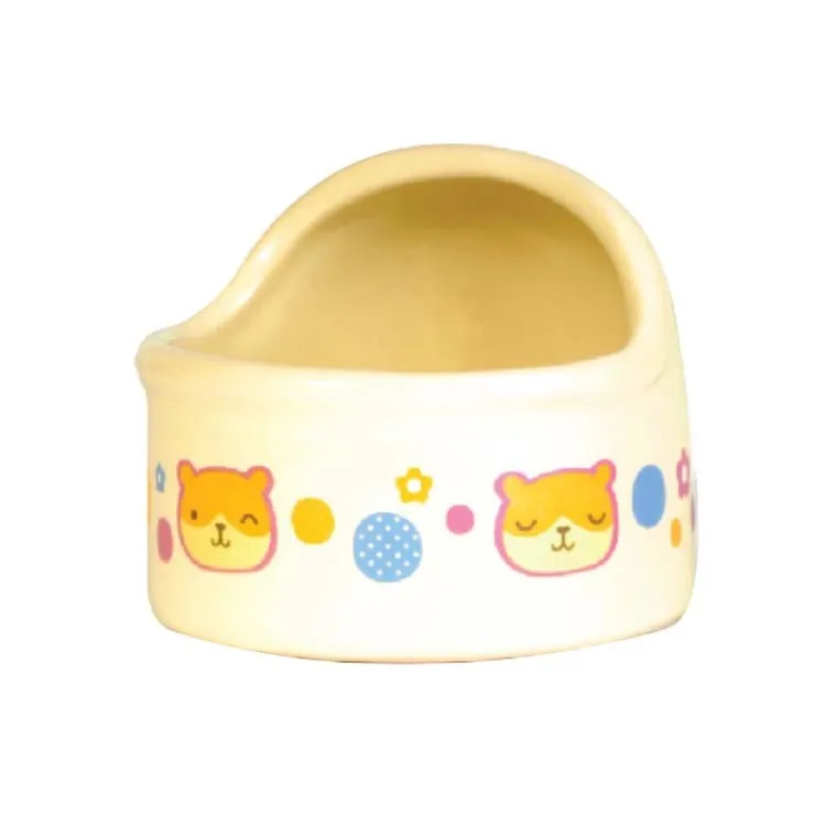 
Pet Product Small Ceramic Pet Bowl Hamster Pet Food Bowl for Hamsters 