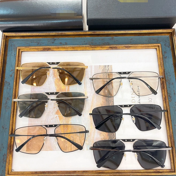 2024 New adult glasses Trend Plate sunglasses Nylon sheet sun shade sunglasses for men and women