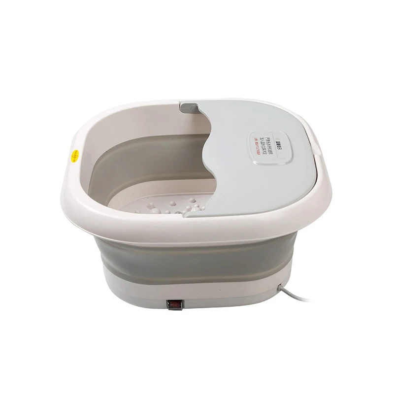 Folding electric foot wash basin blood circulation foot massager