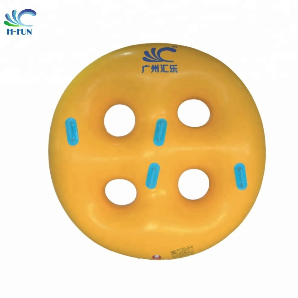 Safe design water park family tube for mini trumpet slide tornados water slide