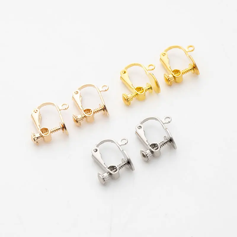 Wholesale fashion copper earrings U-shaped gold plated clip on earrings Converter plated cartilage clip on earrings