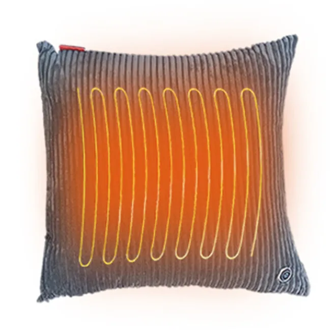 Hot Sell Heating Cushion Multi Use Smart Pillow Electric Heated Throw Pillows For Sofa,Chair,Bed And Outdoor Camping,Picnic